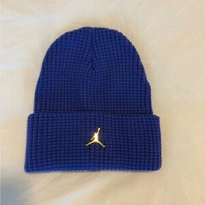 NWOT! Purple Air Jordan Knit Beanie with Logo